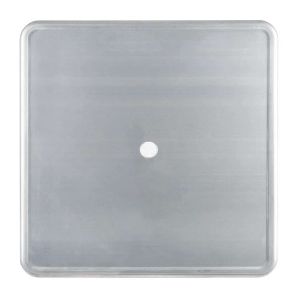 Bolero Bistro Galvanised Steel Square Table 668mm (Single) - Image 5