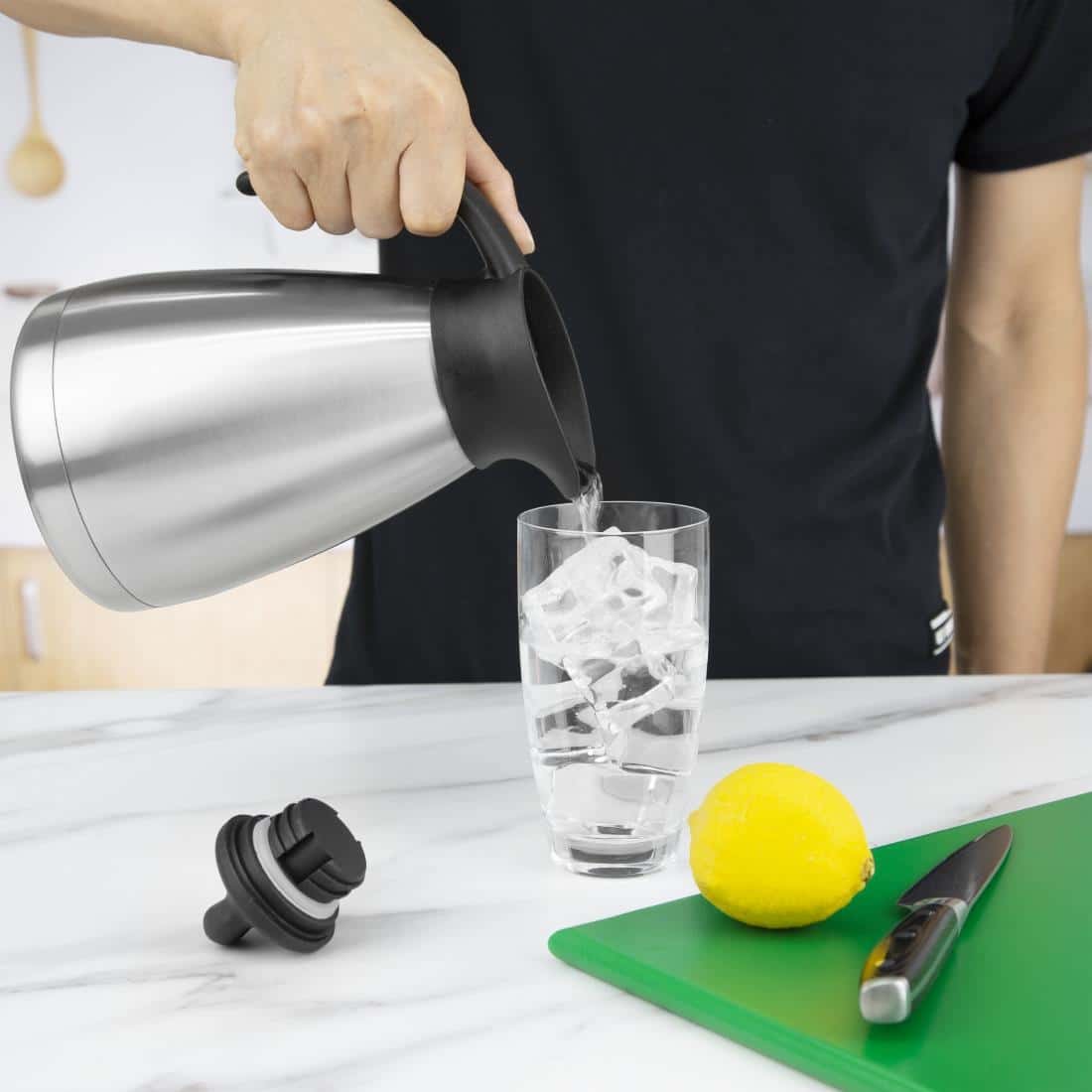 Olympia Screwtop Vacuum Jug 1Ltr - Image 5