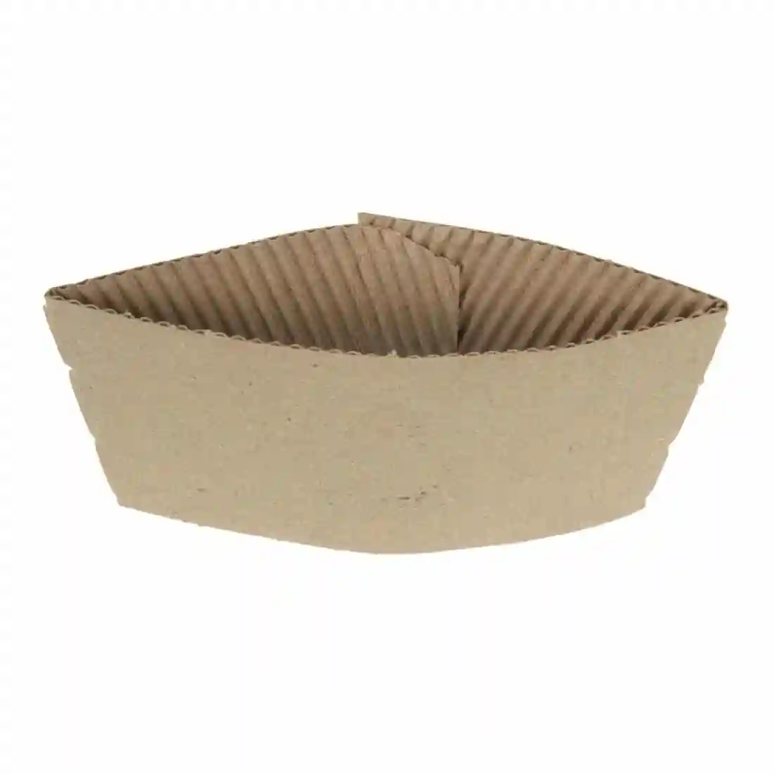 Fiesta Compostable Corrugated Cup Sleeves for 12/16oz Cups (Pack of 1000) - Image 1