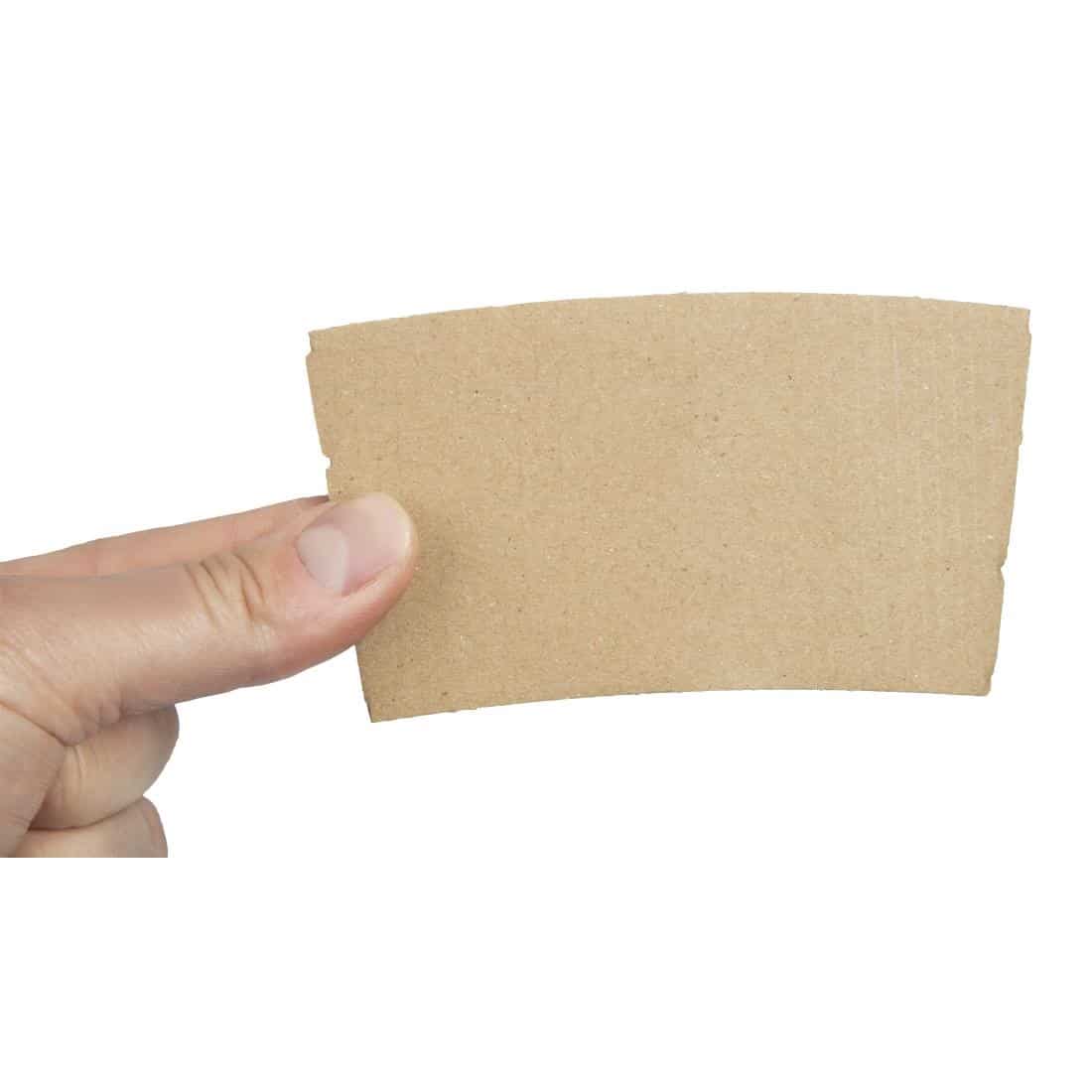 Fiesta Compostable Corrugated Cup Sleeves for 12/16oz Cups (Pack of 1000) - Image 5