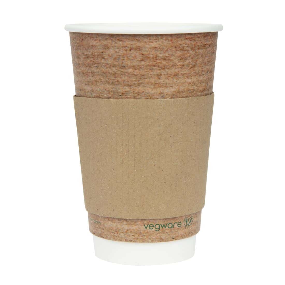 Fiesta Compostable Corrugated Cup Sleeves for 12/16oz Cups (Pack of 1000) - Image 6
