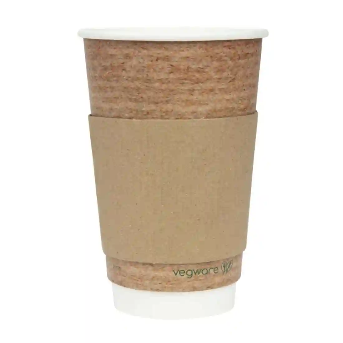 Fiesta Compostable Corrugated Cup Sleeves for 12/16oz Cups (Pack of 1000) - Image 5