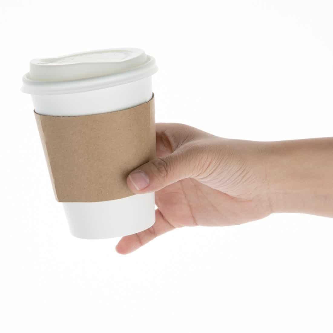 Fiesta Compostable Corrugated Cup Sleeves for 12/16oz Cups (Pack of 1000) - Image 11