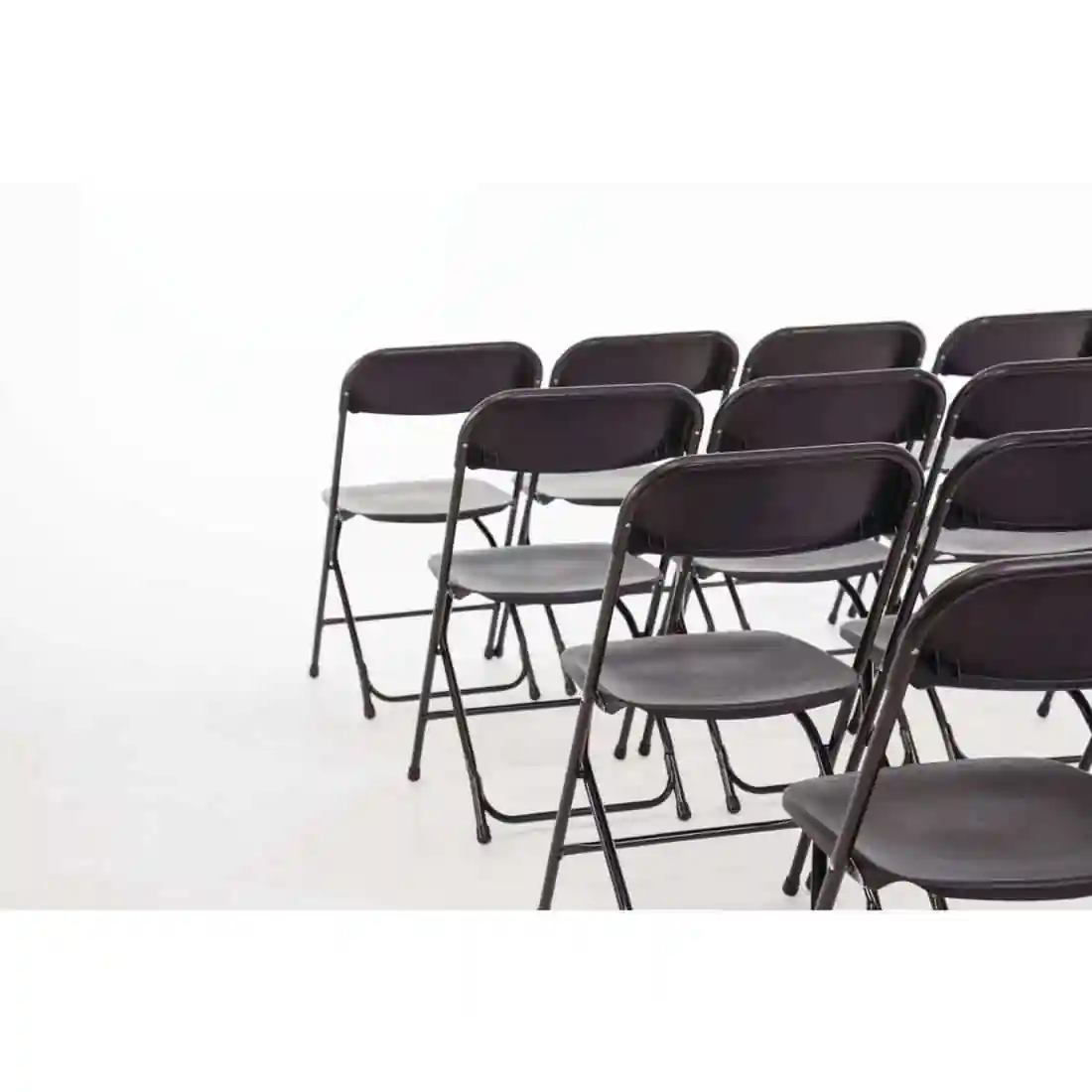 Bolero PP Folding Chairs Black (Pack of 10) - Image 6