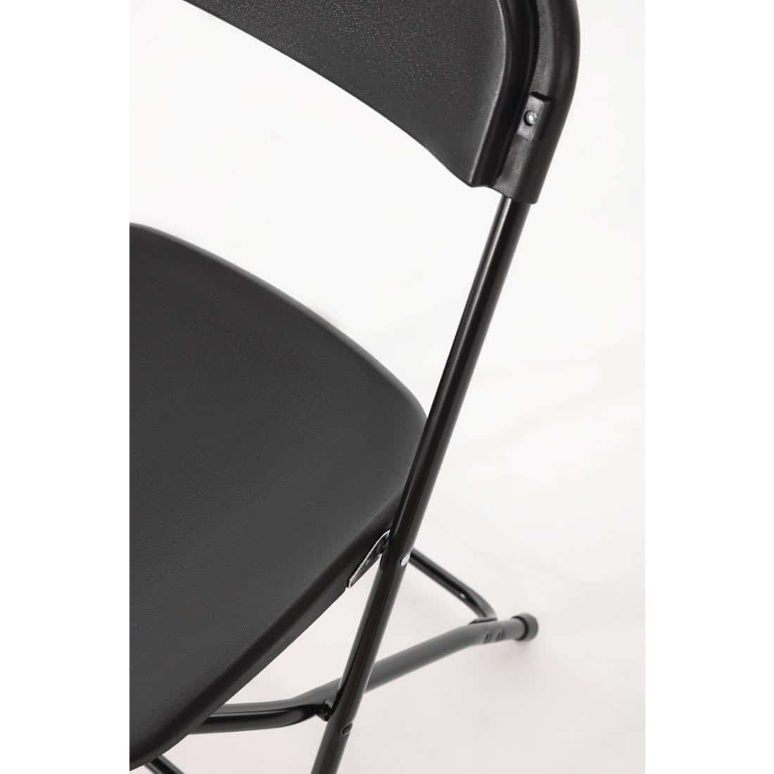 Bolero PP Folding Chairs Black (Pack of 10) - Image 9