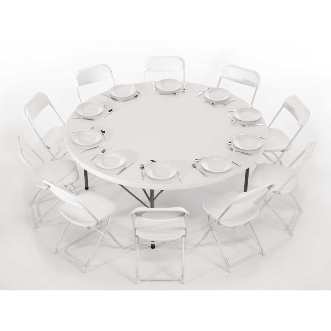 Bolero PP Folding Chairs White (Pack of 10) - Image 6