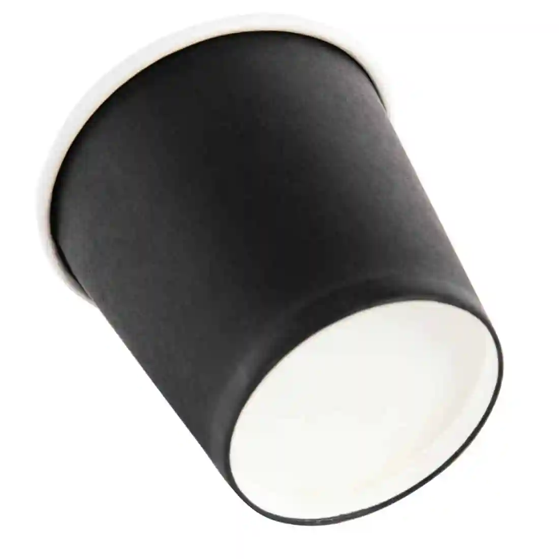 Fiesta Recyclable Espresso Cups Single Wall Black 112ml / 4oz (Pack of 50) - Image 3