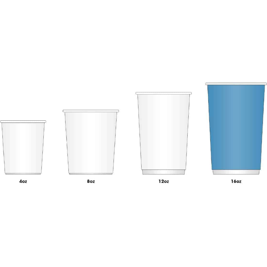 Fiesta Recyclable Coffee Cups Ripple Wall Kraft 455ml / 16oz (Pack of 500) - Image 6