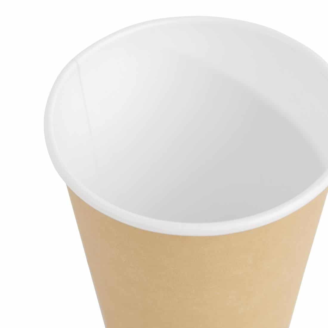 Fiesta Recyclable Coffee Cups Single Wall Kraft 340ml / 12oz (Pack of 1000) - Image 5