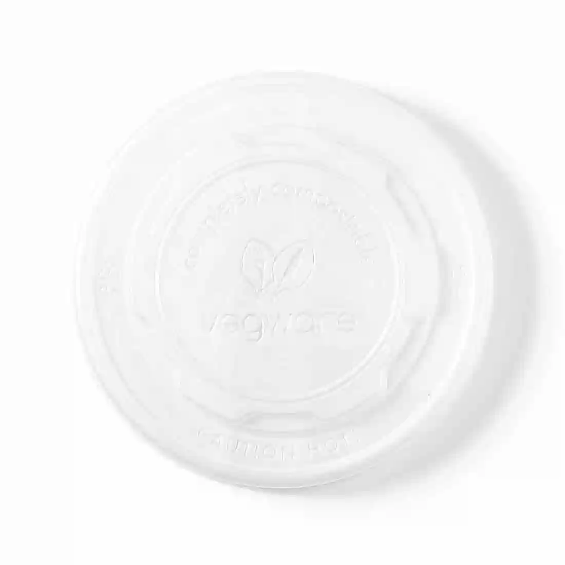 Vegware Compostable Hot Food Pot Flat Lids 350ml / 12oz and 455ml / 16oz (Pack of 500) - Image 6