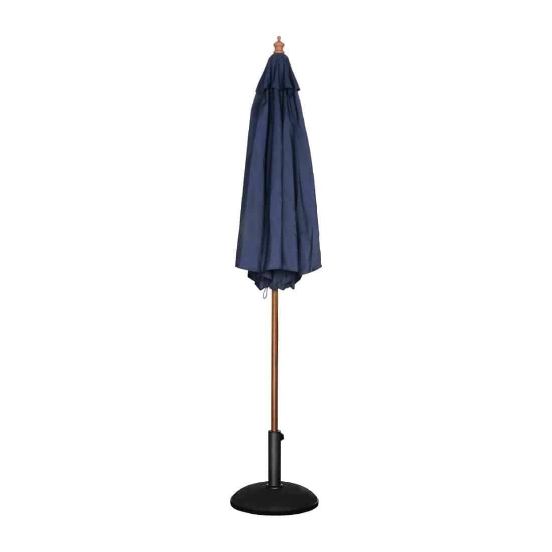 Bolero Round Parasol 3m Diameter Navy Blue - Image 3