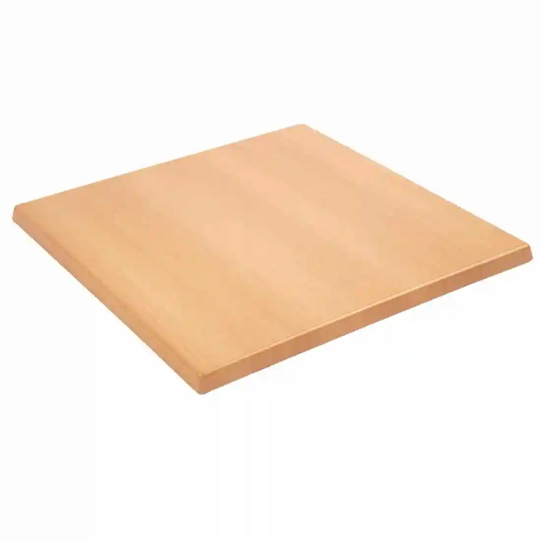 Bolero Pre-drilled Square Tabletop Beech Effect 700mm - Image 3