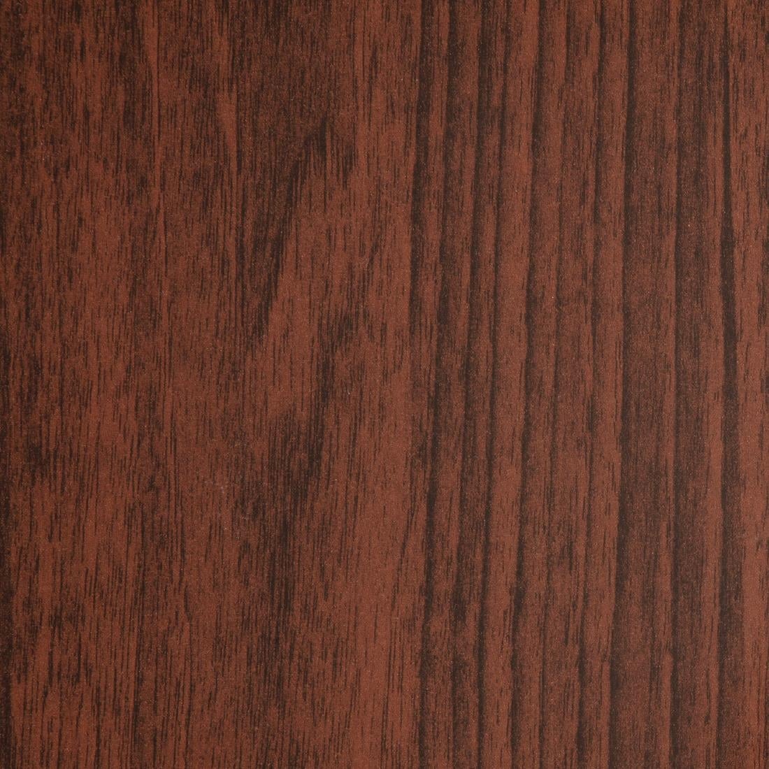 Bolero Pre-drilled Round Table Top Dark Brown 600mm - Image 4