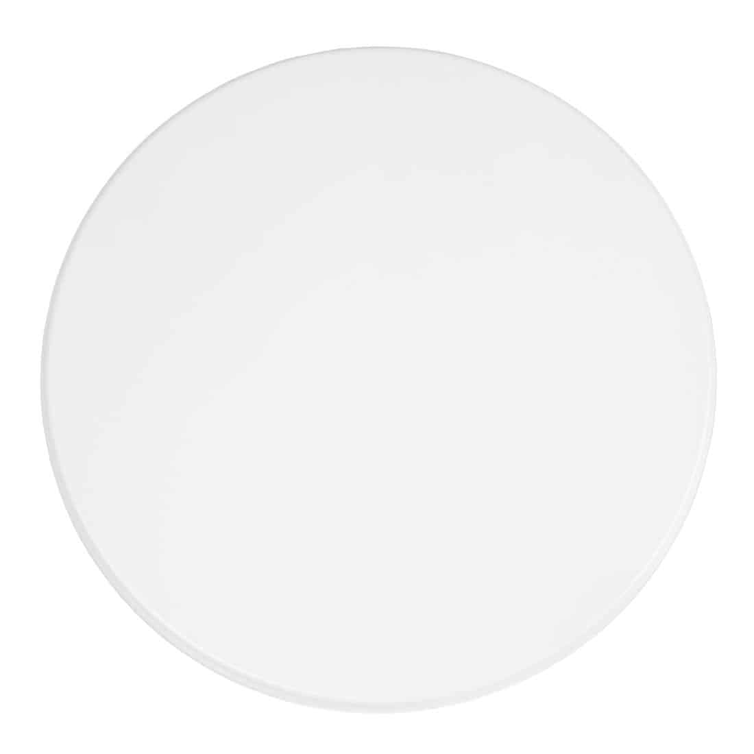 Bolero Pre-drilled Round Tabletop White 600mm - Image 2