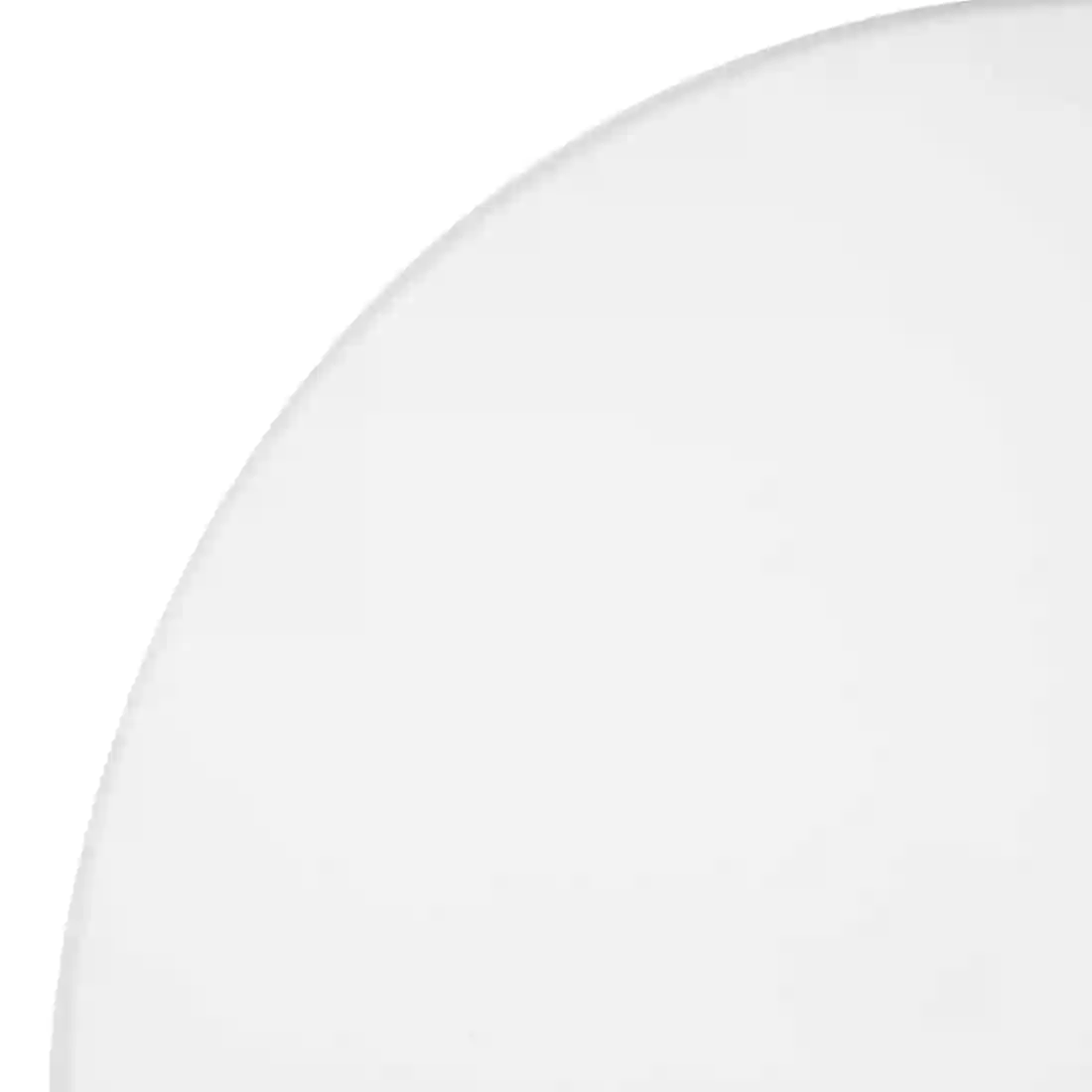 Bolero Pre-drilled Round Tabletop White 600mm - Image 3