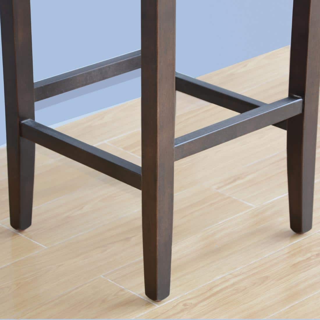 Bolero Faux Leather High Bar Stools Dark Brown (Pack of 2) - Image 5