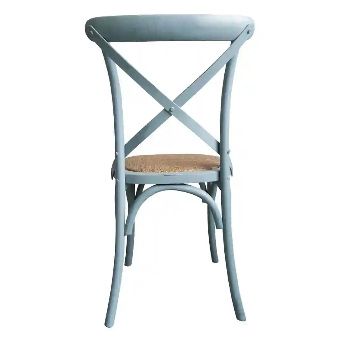 Bolero Blue Bentwood Chairs with Metal Cross Backrest (Pack of 2) - Image 9