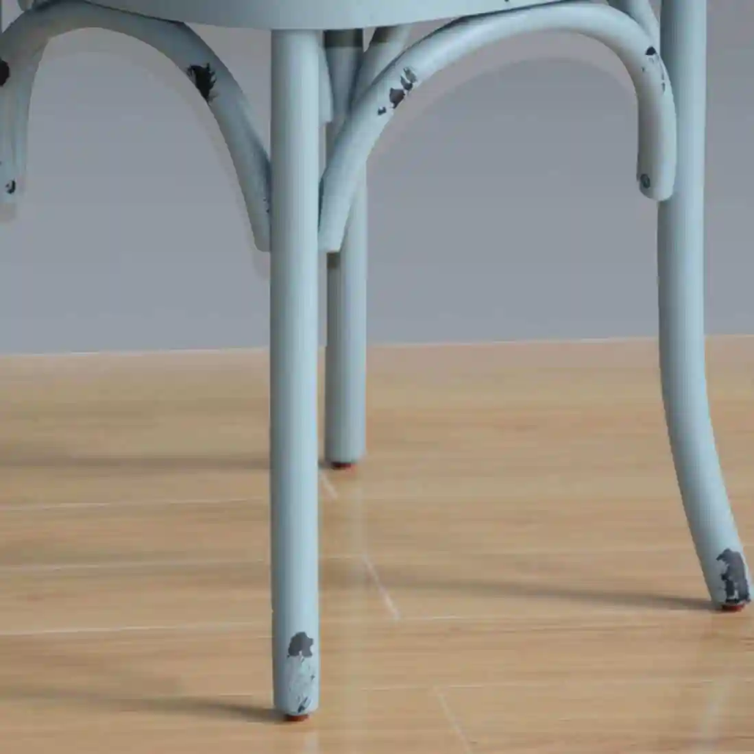 Bolero Blue Bentwood Chairs with Metal Cross Backrest (Pack of 2) - Image 7