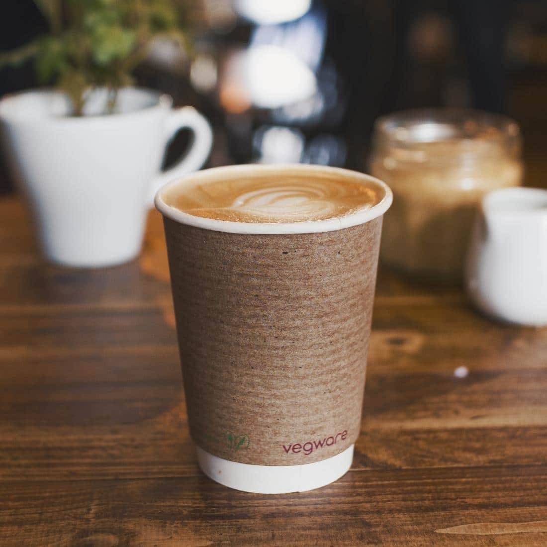 Vegware Compostable Coffee Cups Double Wall 340ml / 12oz (Pack of 500) - Image 3
