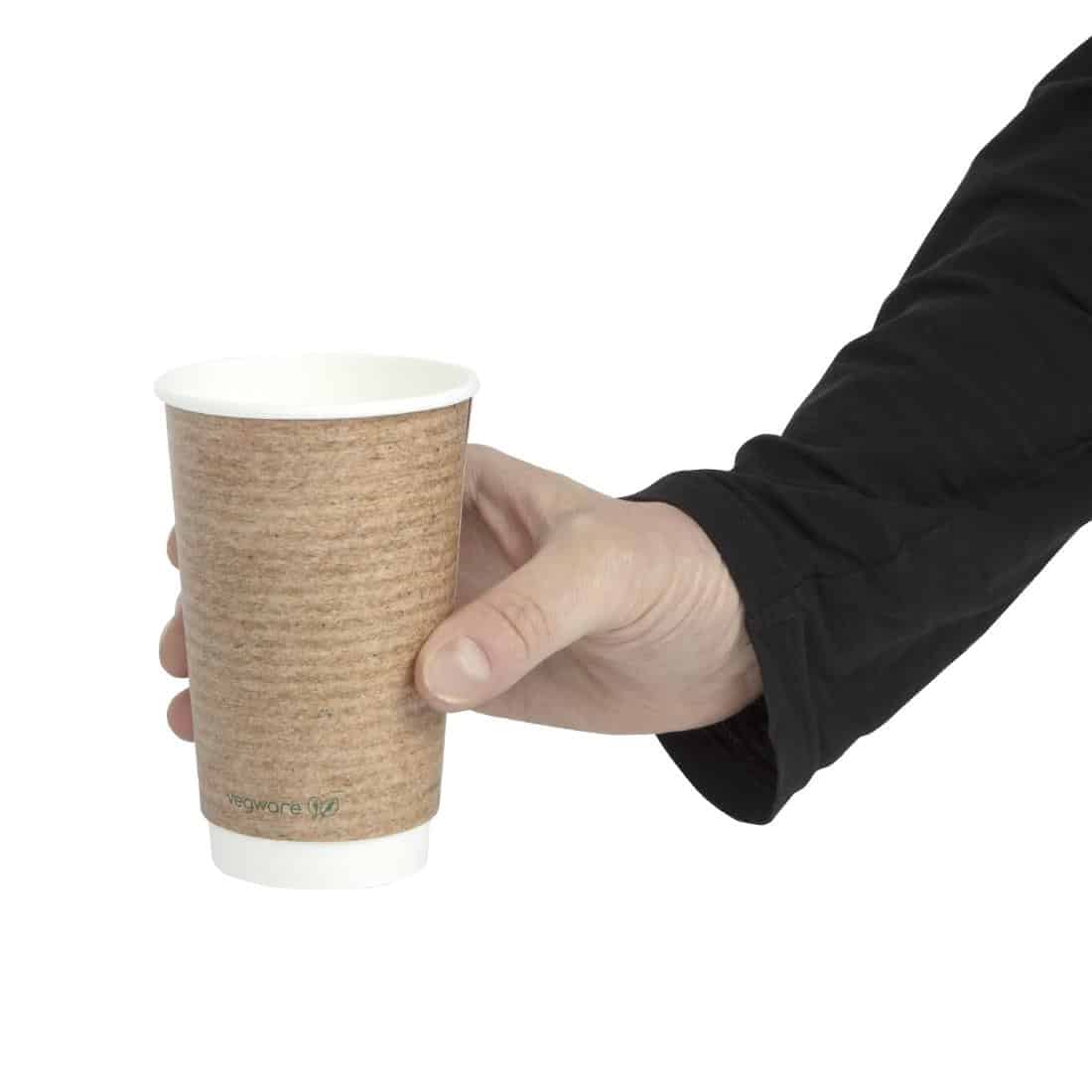 Vegware Compostable Hot Cups 455ml / 16oz (Pack of 400) - Image 7