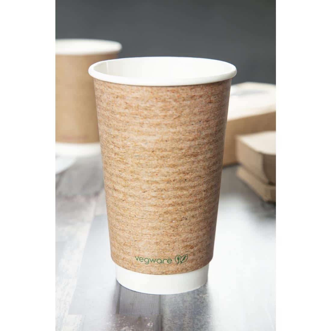 Vegware Compostable Hot Cups 455ml / 16oz (Pack of 400) - Image 8