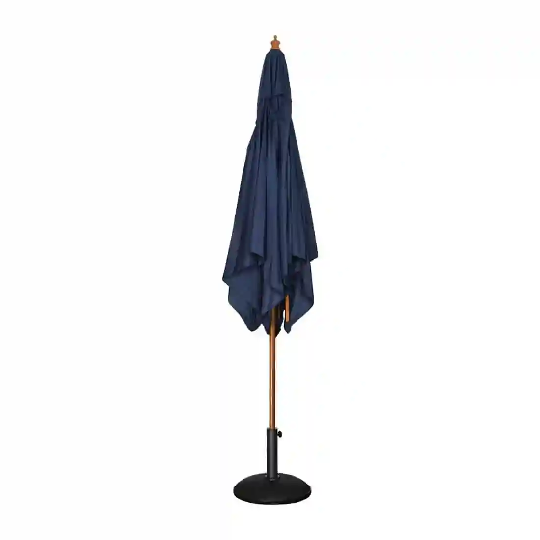 Bolero Square Double Pulley Parasol 2.5m Diameter Navy Blue - Image 2