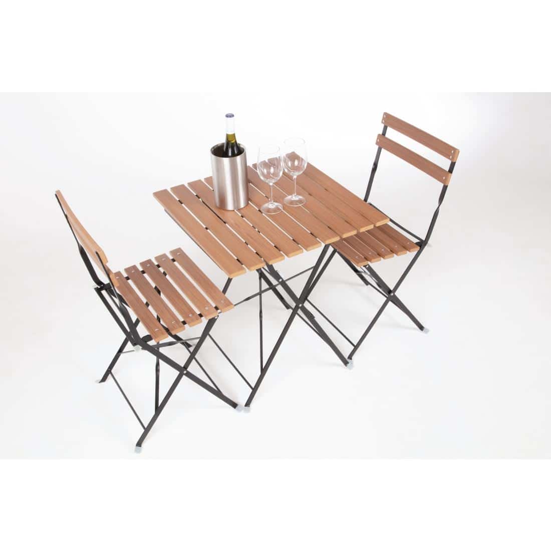 GJ766 - Bolero Faux Wood Bistro Chair (Pack 2) - Image 3