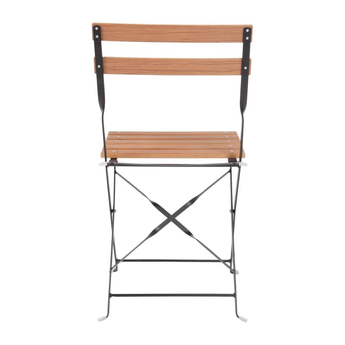 GJ766 - Bolero Faux Wood Bistro Chair (Pack 2) - Image 5
