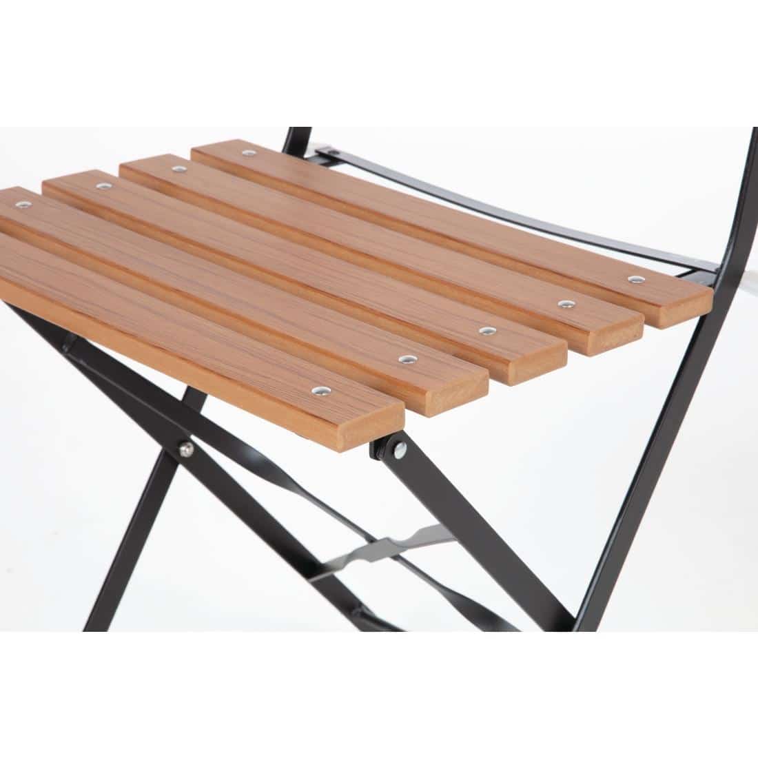GJ766 - Bolero Faux Wood Bistro Chair (Pack 2) - Image 11