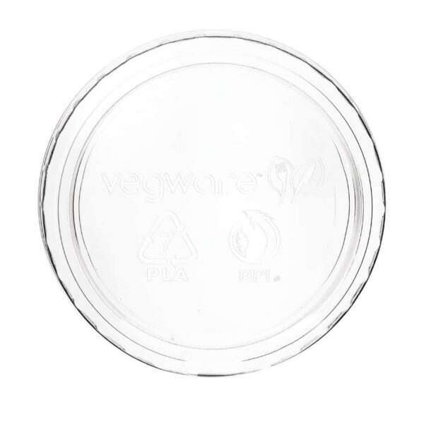 Vegware Compostable Cold Portion Pot Lids 59ml / 2oz and 118ml / 4oz - Image 2