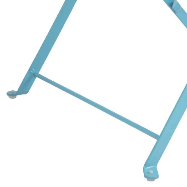 Bolero Perth Blue Pavement Style Steel Folding Chairs (Pack of 2) - Image 9