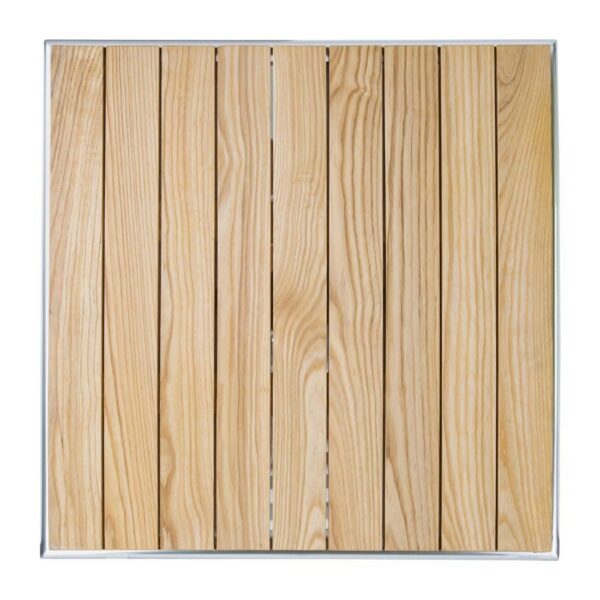 Bolero Ash Flip Top Square Bistro Table 600mm - Image 3