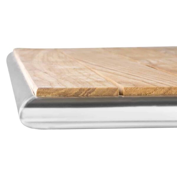 Bolero Ash Flip Top Square Bistro Table 600mm - Image 8