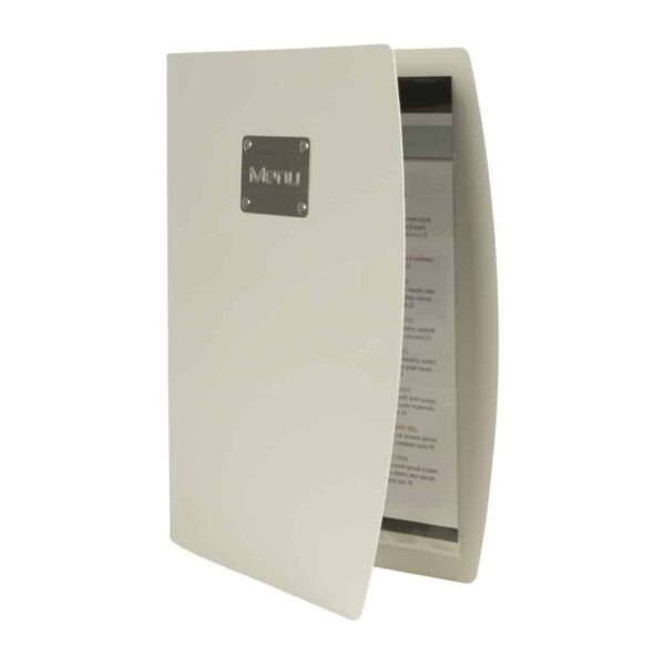 Securit Rio Menu Cover Silver A4 - Image 4