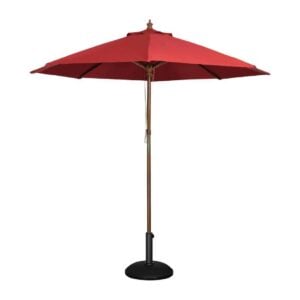 Bolero Round Parasol 2.5m Diameter Red