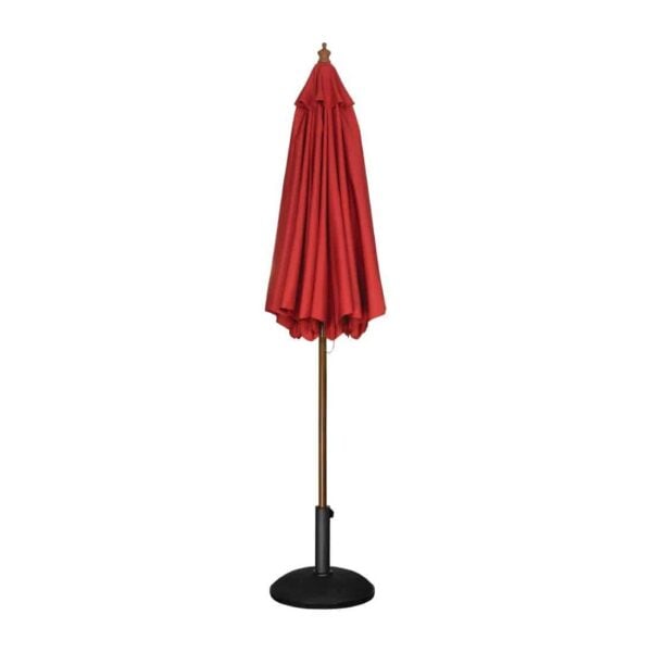 Bolero Round Parasol 3m Diameter Red - Image 3