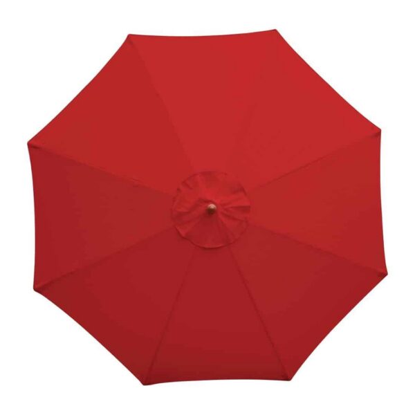 Bolero Round Parasol 3m Diameter Red - Image 6