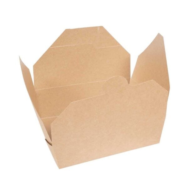 Vegware Compostable Paperboard Food Boxes No.5 1050ml / 37oz (Pack of 150) - Image 7