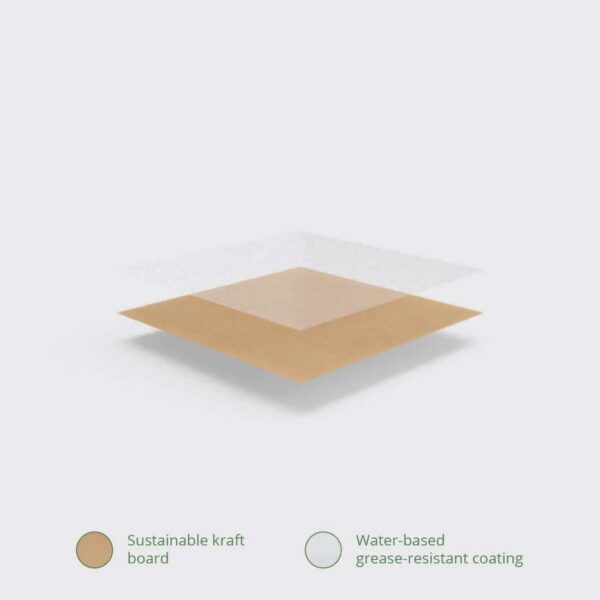 Vegware Compostable Paperboard Food Boxes No.5 1050ml / 37oz (Pack of 150) - Image 10