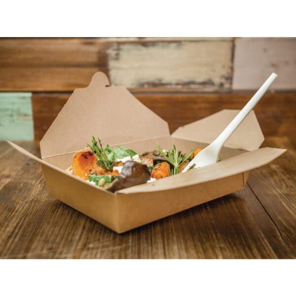 Vegware Compostable Paperboard Food Boxes No.5 1050ml / 37oz (Pack of 150) - Image 12