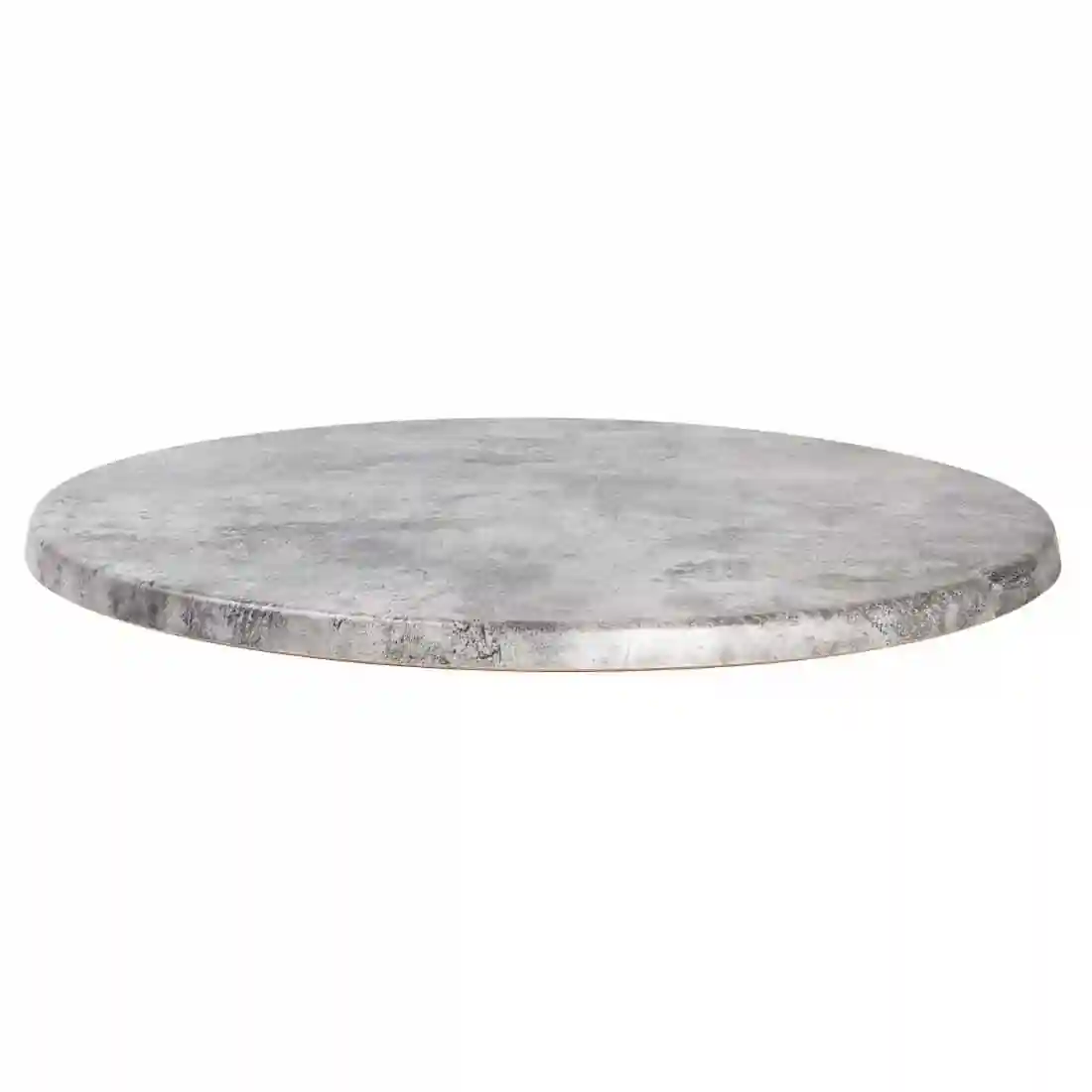 Werzalit Pre-Drilled Round Table Top Concrete 600mm - Image 2