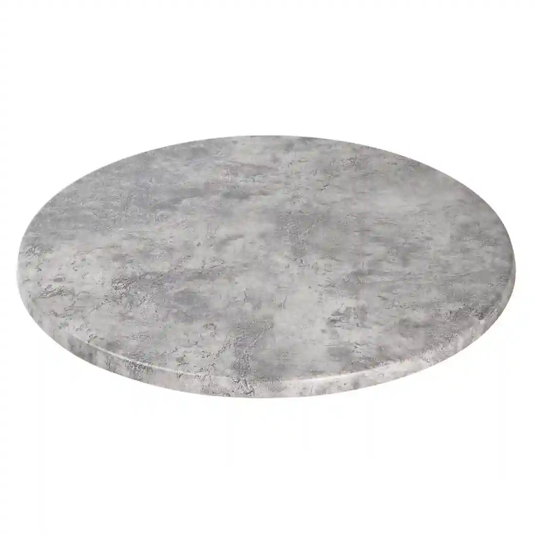 Werzalit Pre-Drilled Round Table Top Concrete 600mm - Image 3