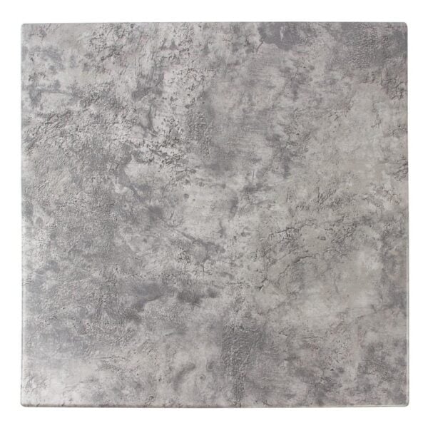 Werzalit Pre-drilled Square Table Top Concrete 600mm - Image 2