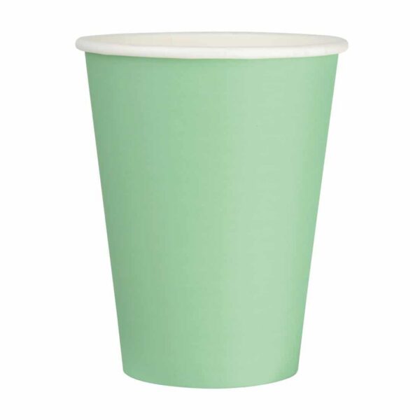 Fiesta Recyclable Single Wall Takeaway Coffee Cups Turquoise 340ml / 12oz (Pack of 1000) - Image 2