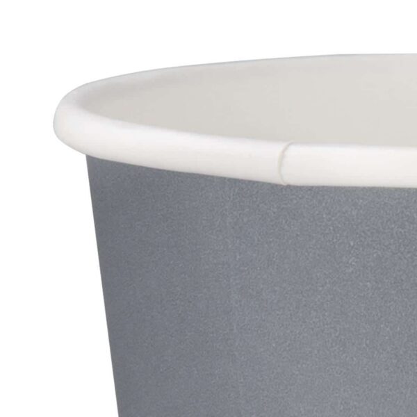 Fiesta Recyclable Coffee Cups Single Wall Charcoal 340ml / 12oz (Pack of 1000) - Image 5