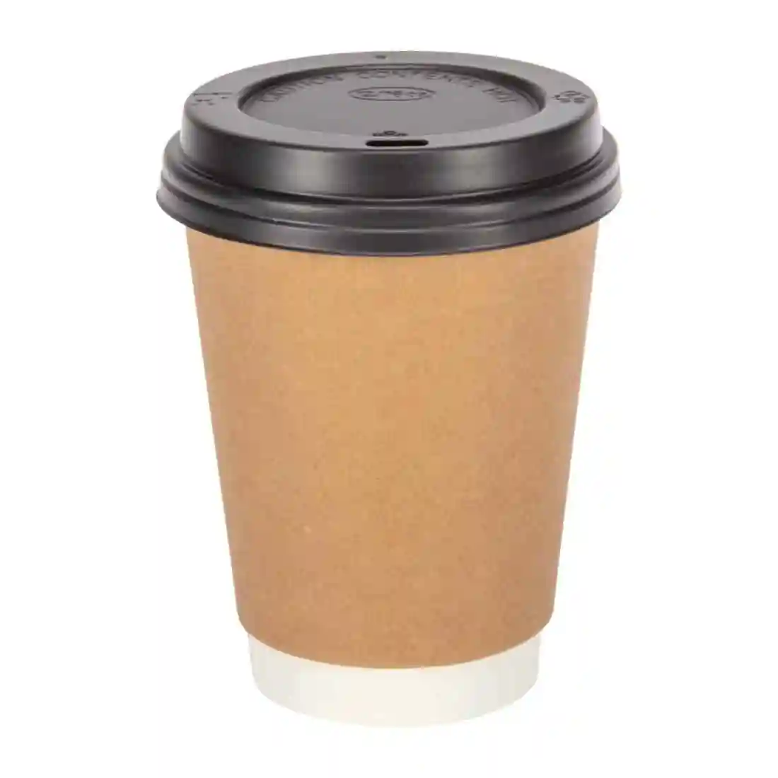 Fiesta Recyclable Coffee Cups Double Wall Kraft 340ml / 12oz (Pack of 25) - Image 4