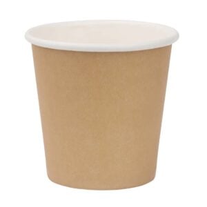 Fiesta Recyclable Espresso Cups Single Wall Kraft 112ml / 4oz (Pack of 50)