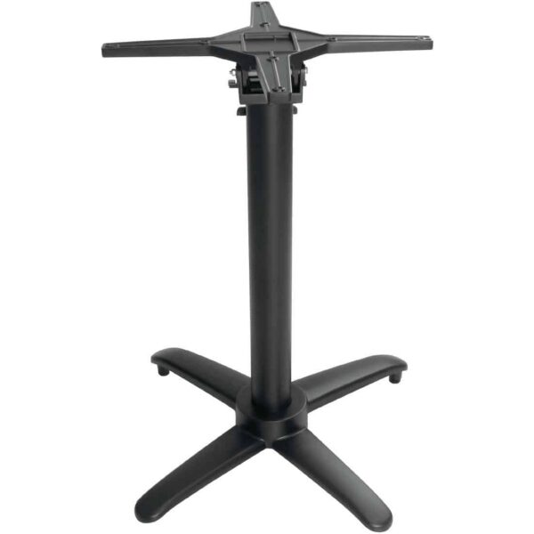 Bolero Aluminium Flip Top Table Base Black - Image 2