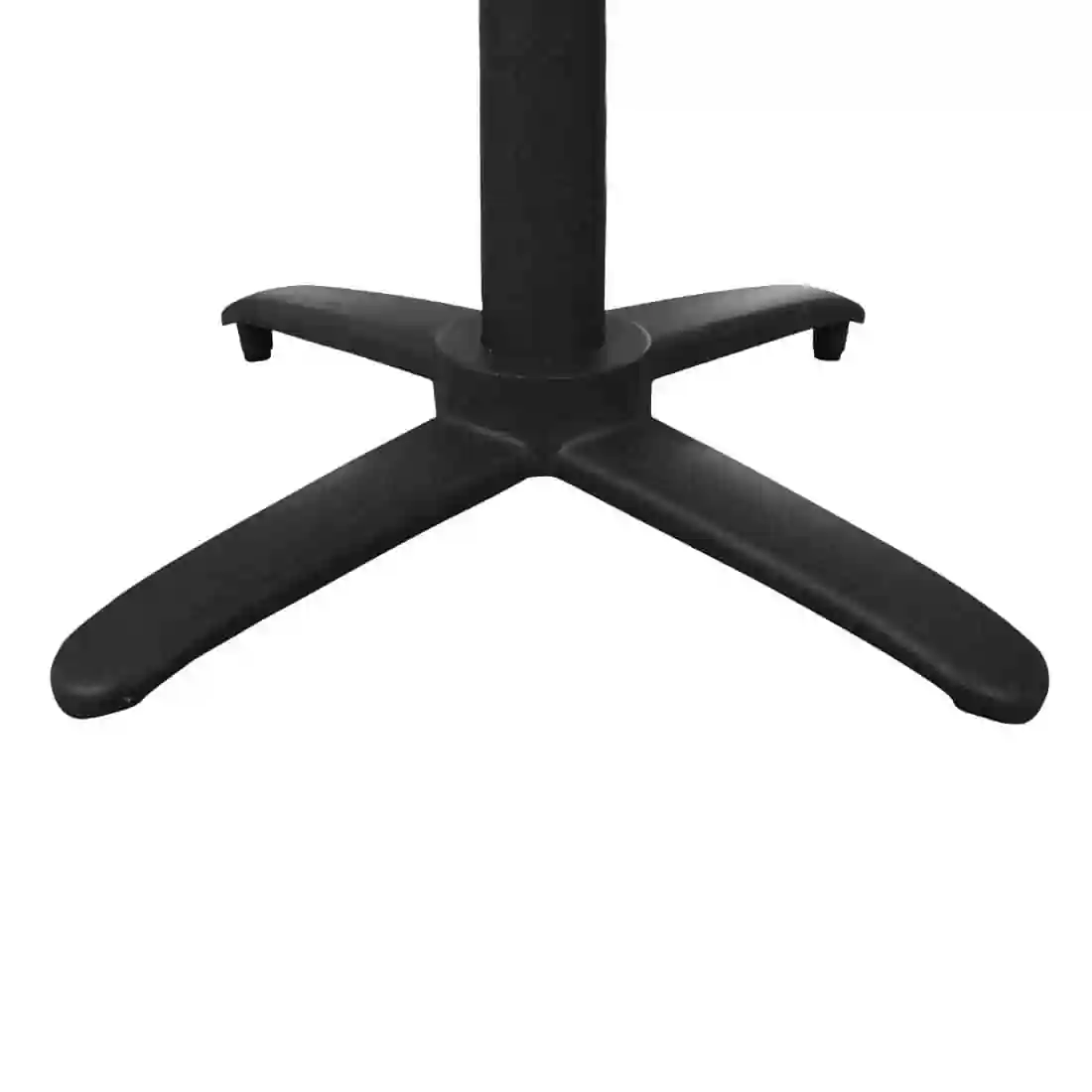 Bolero Aluminium Flip Top Table Base Black - Image 2