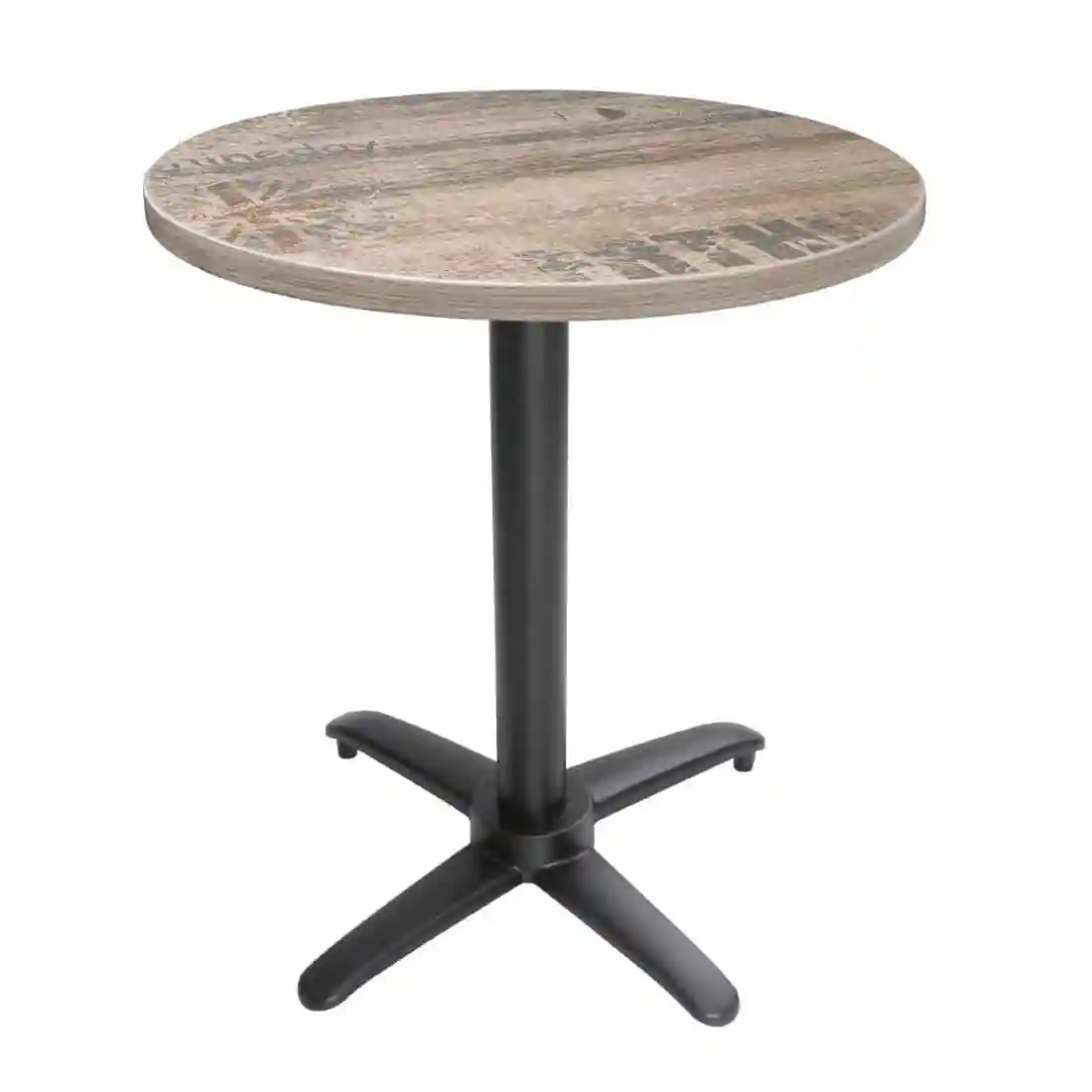 Bolero Aluminium Flip Top Table Base Black - Image 4